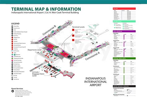 Airport map .